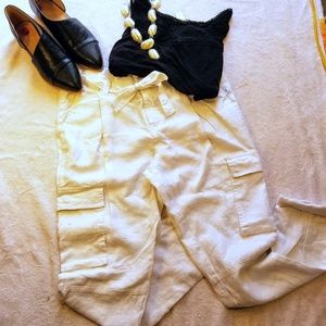 Topshop inen pants NWT